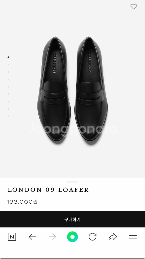 쿠에른 런던09 블랙 램스킨--3