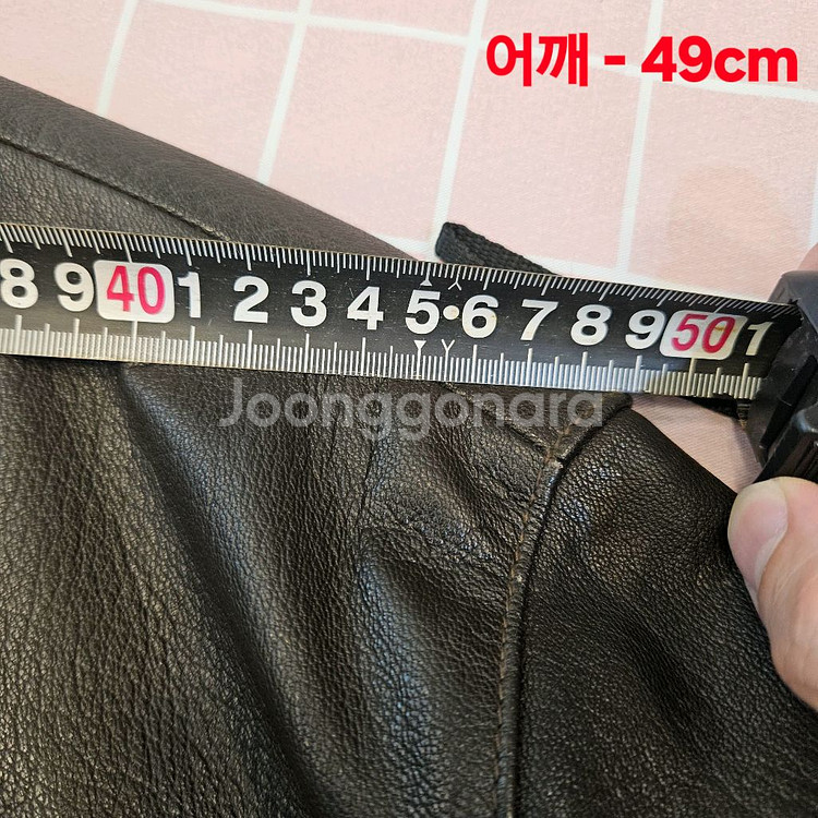 Rothschild 양가죽 레더 자켓 100 다크브라운--5