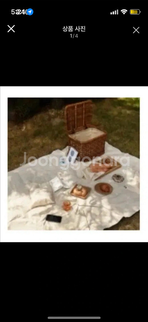 Corr 코르 광목 방수 피크닉 매트 돗자리--0