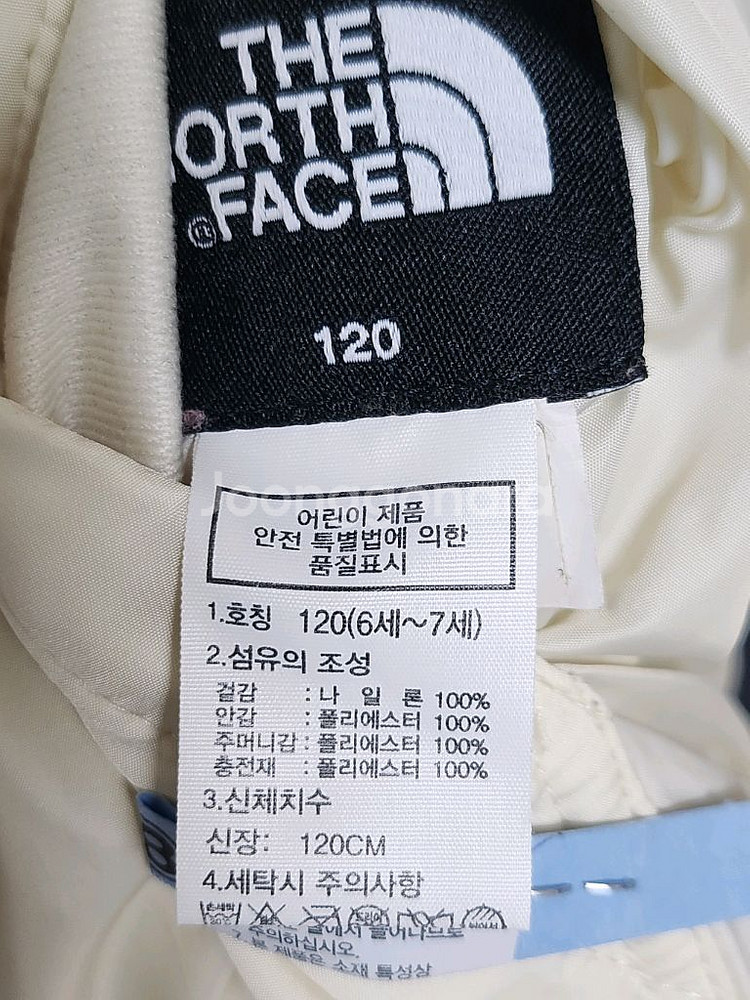노스페이스키즈 리버서블 경량 패딩 120--8
