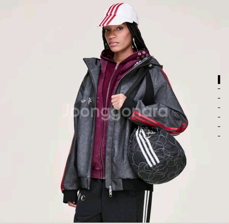 아디다스 x 떠그 클럽 패디드 백 블랙--1