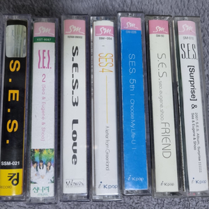 SES 카세트테이프 7장