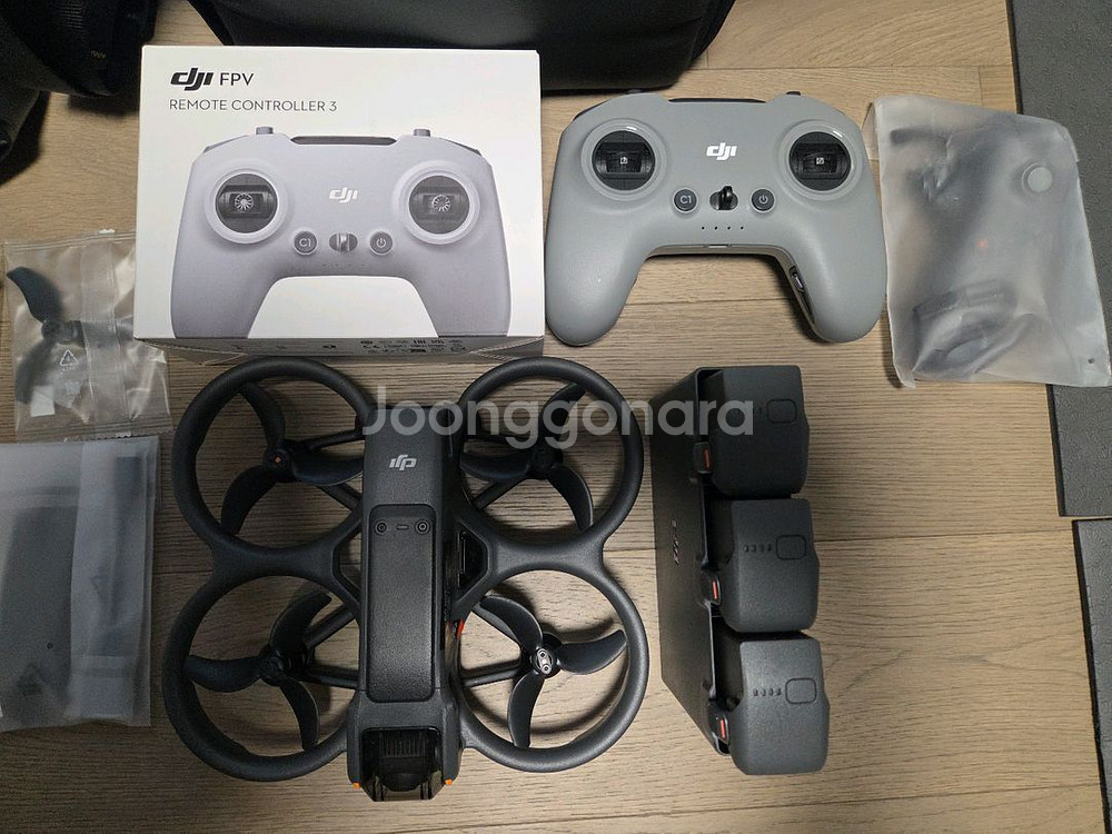 DJI 아바타2 드론 플라이모어패키지+조종기3 판매--1