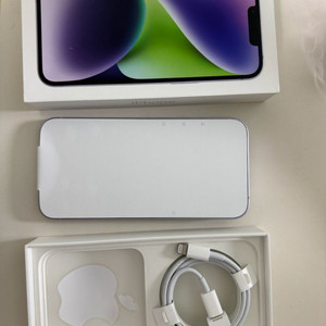 아이폰 14 퍼플 256GB 미사용 리퍼폰