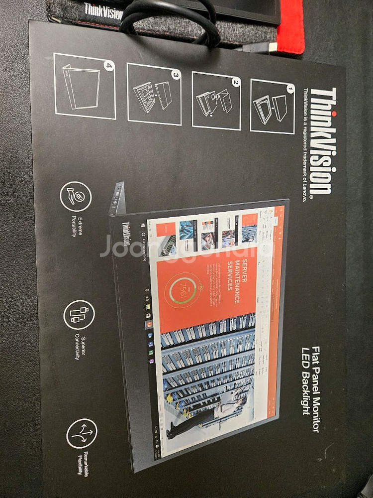 Lenovo ThinkVision M14 휴대용 모니터--0