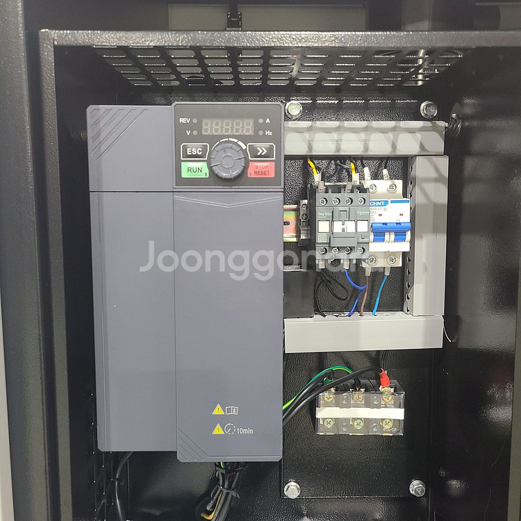 전시상품 단상 10마력 300리터 인버터 콤프레샤--6