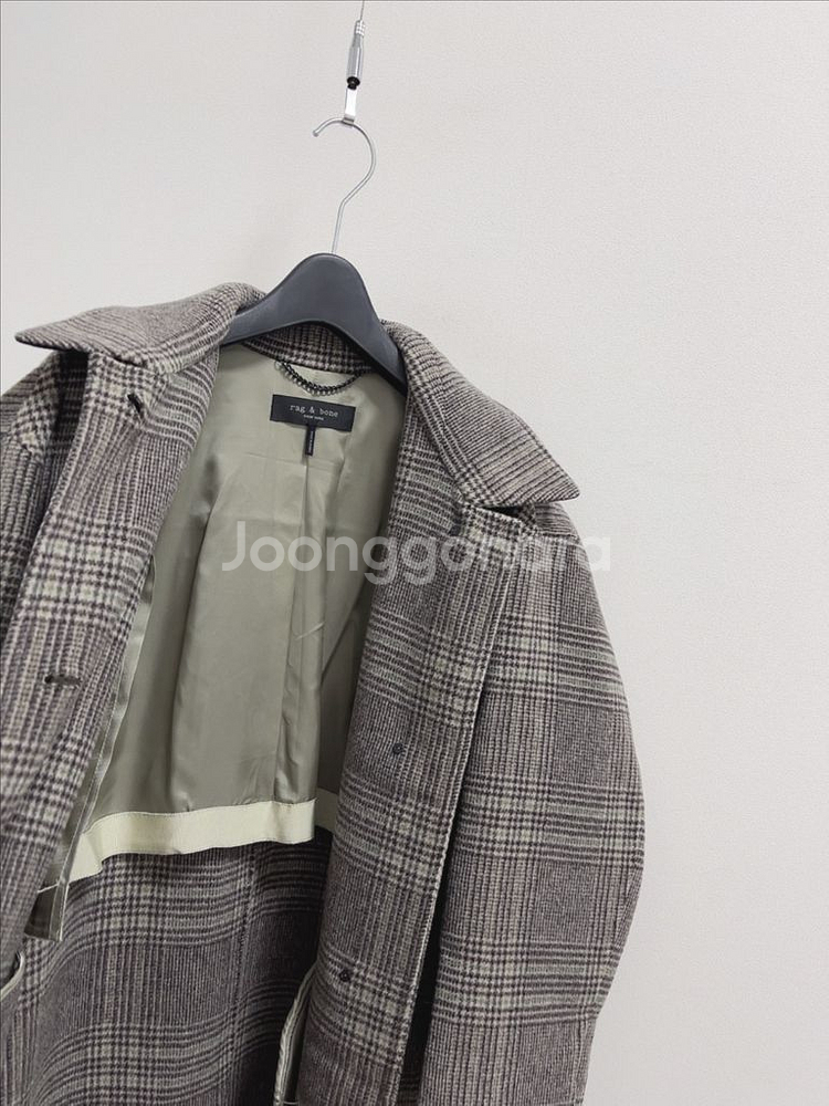 랙앤본 울 캐시미어 블렌디드 코쿤 코트--5