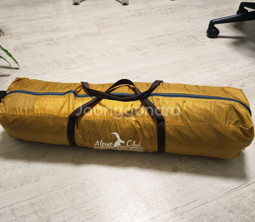 알파인클럽 원터치 자동 텐트 루나 4인용 거의 새제품--1