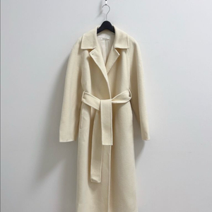 마스큘린 울 100 핸드메이드 벨티드 코트