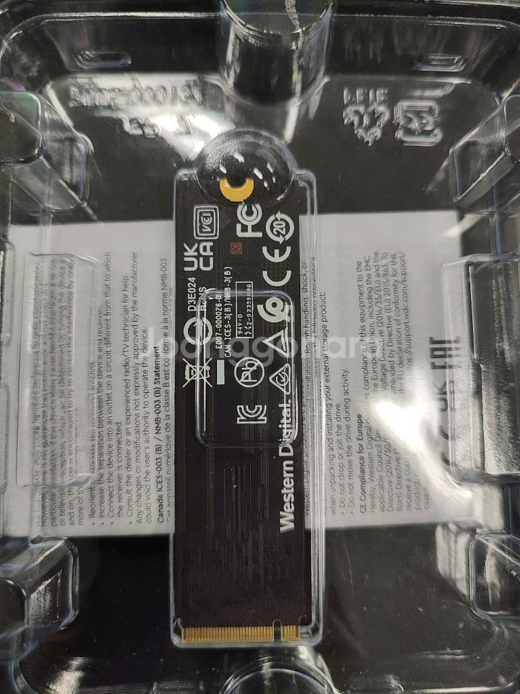 WD Blue SN580 2TB NVMe SSD(정품)--3