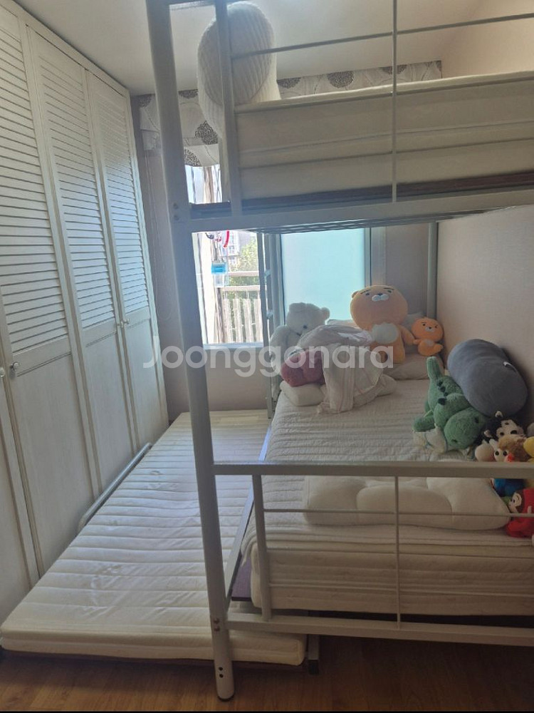 다하미 캐스피 철제 화이트 3단 침대 , 2층침대 3층--3