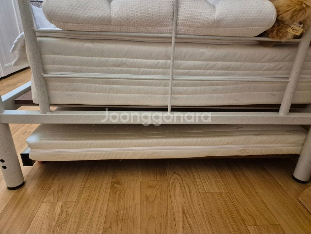 다하미 캐스피 철제 화이트 3단 침대 , 2층침대 3층--4