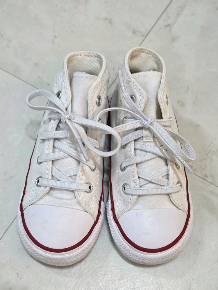 컨버스 척테일러 올스타 화이트 키즈 유아 155 이미지