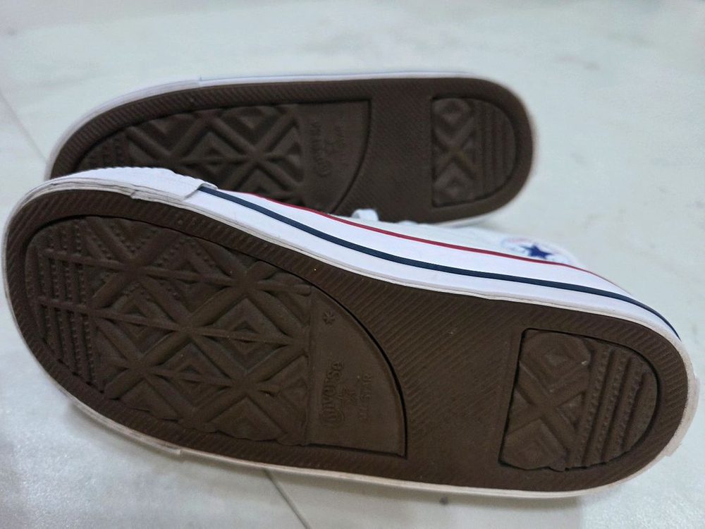 컨버스 척테일러 올스타 화이트 키즈 유아 155 이미지