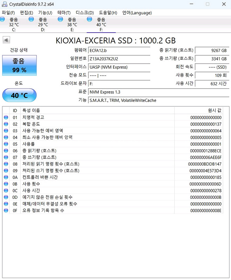 M.2 NVMe (1TB, 256GB) SSD 판매--5
