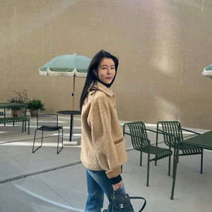 한스스타일 부클 알파카 자켓