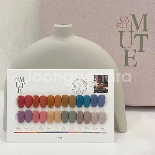 피오떼 가을뮤트12종+벨벳무광탑젤(네일/새상품)--1