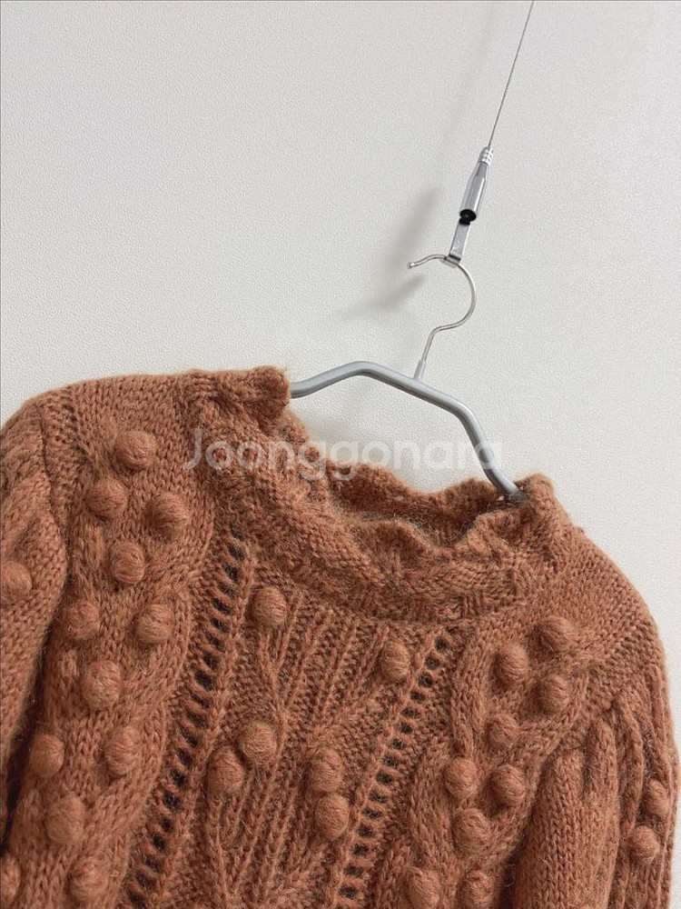 페이우 폼폼 울 앙고라 니트--2