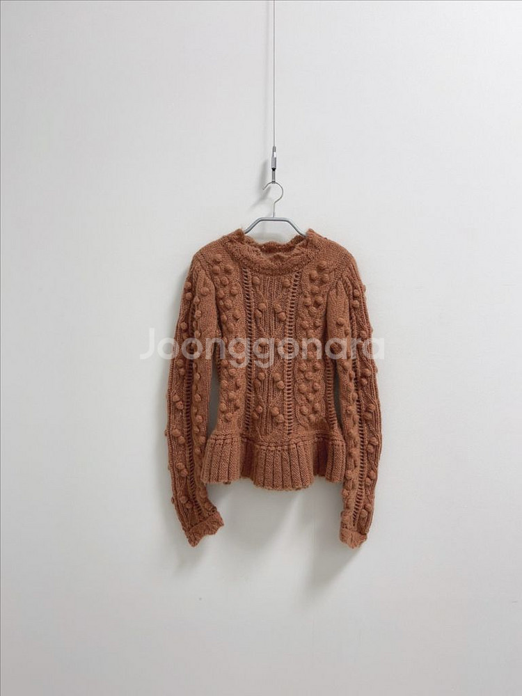 페이우 폼폼 울 앙고라 니트--1