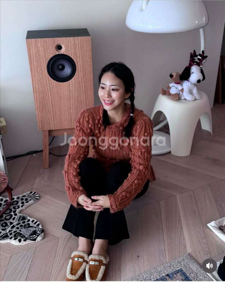 페이우 폼폼 울 앙고라 니트--0