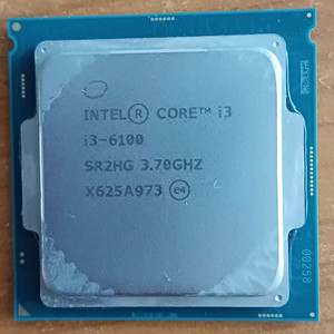 인텔 cpu i3 6100