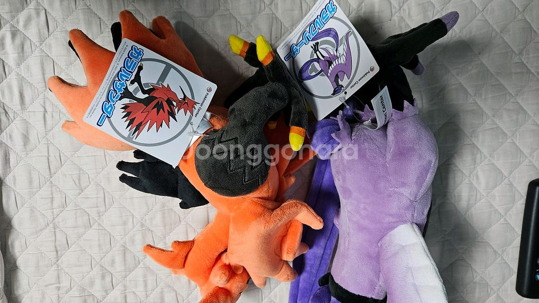 가라르 썬더 파이어 포켓몬 인형 새제품 정품--0