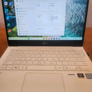 대용량 LG그램 노트북(24램 768SSD,터치가능)