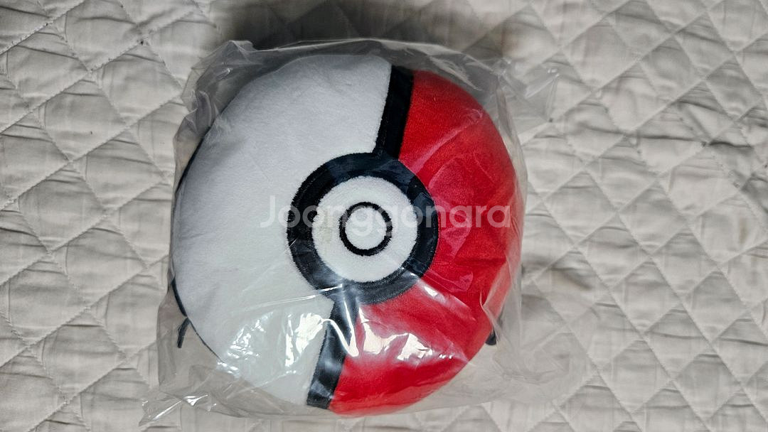 포켓몬 정품 몬스터볼 안대 쿠션 새제품--0