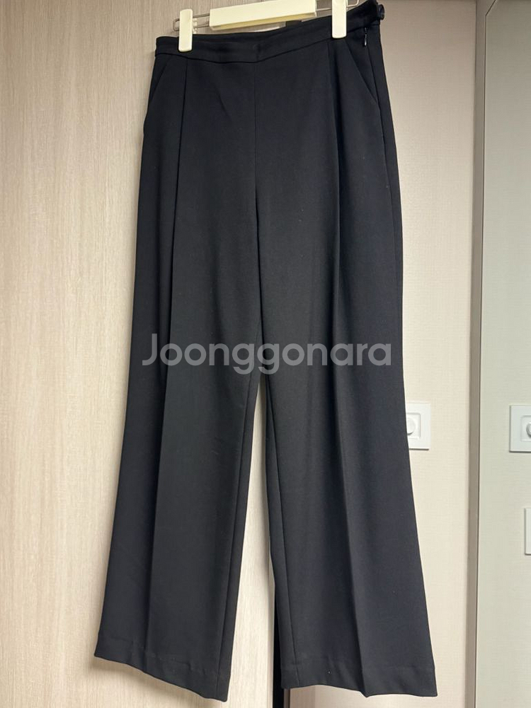 망고매니플리즈 LIFF PINTUCK SLACKS (블--3