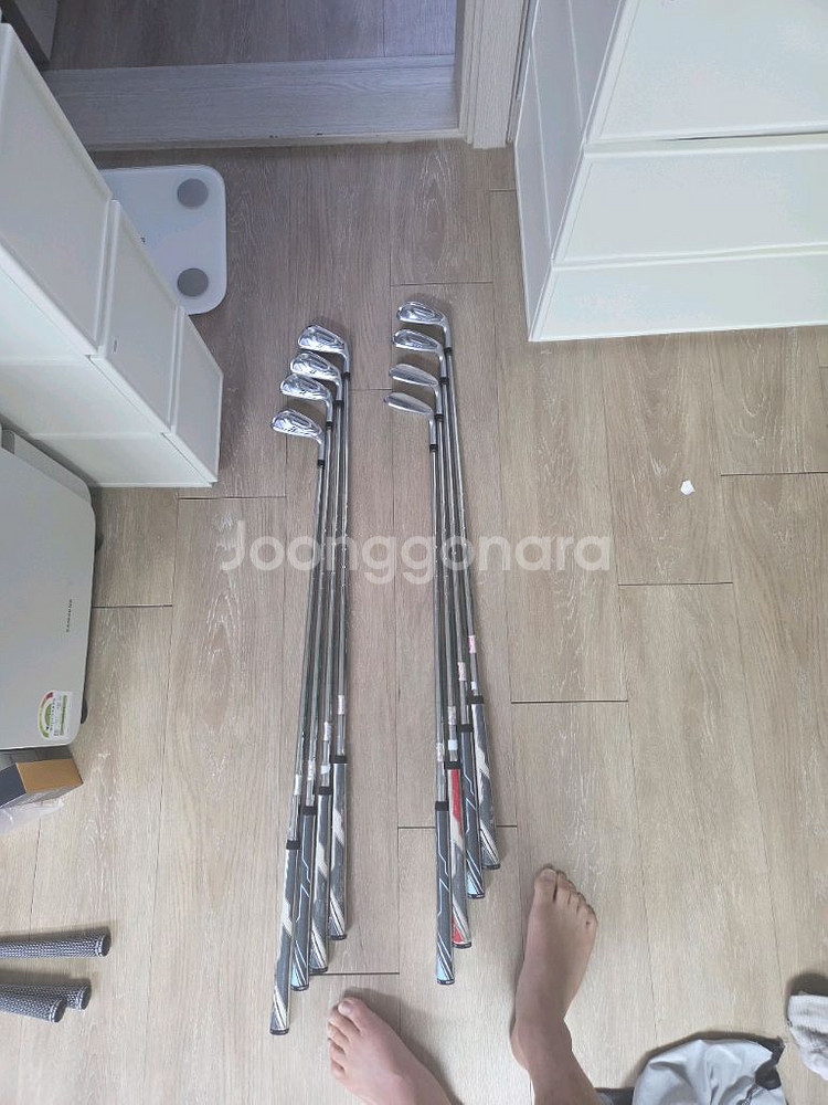 투어스테이지 V300-7 아이언세트 저렴히 판매합니다--0