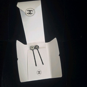 정품 샤넬 헤어핀 집게핀