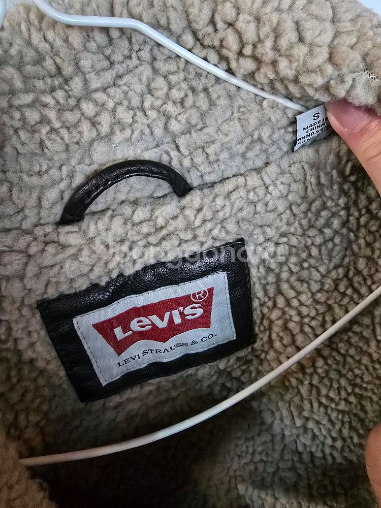 리바이스 양털 가죽자켓--4