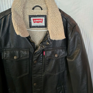 리바이스 양털 가죽자켓