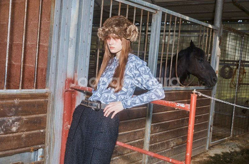 새상품) 솔티페블 퍼 모자--1