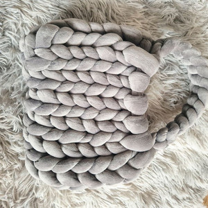 꽈배기 뜨개 손가방