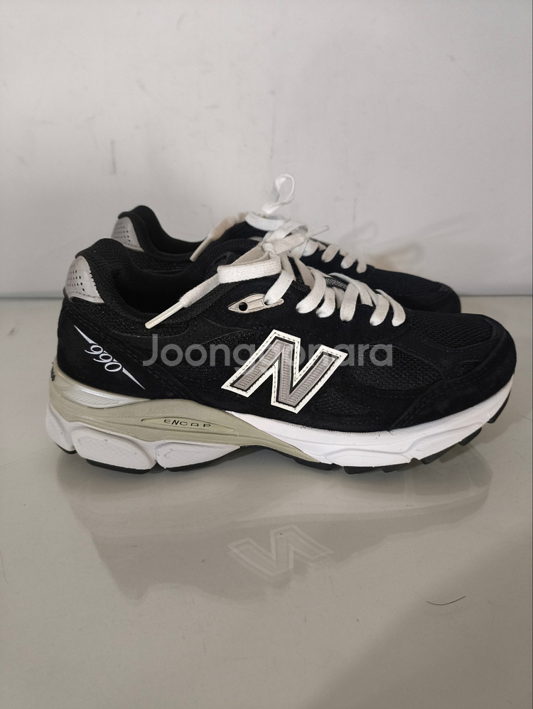 230mm 뉴발란스 990 usa 블랙 운동화--1