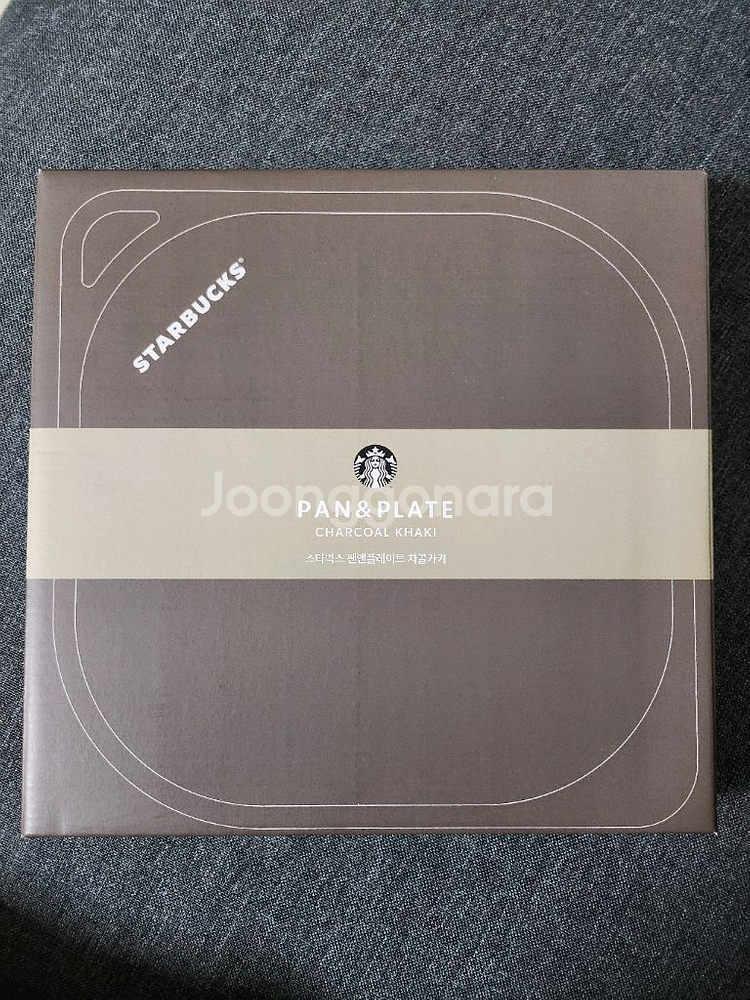 스타벅스 팬앤플레이트 차콜카키(새상품)--0