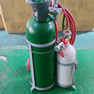 산소용접기 알미늄통. 9.5 리터