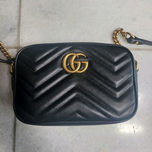 정품 구찌 마몽 미니 카메라백 블랙