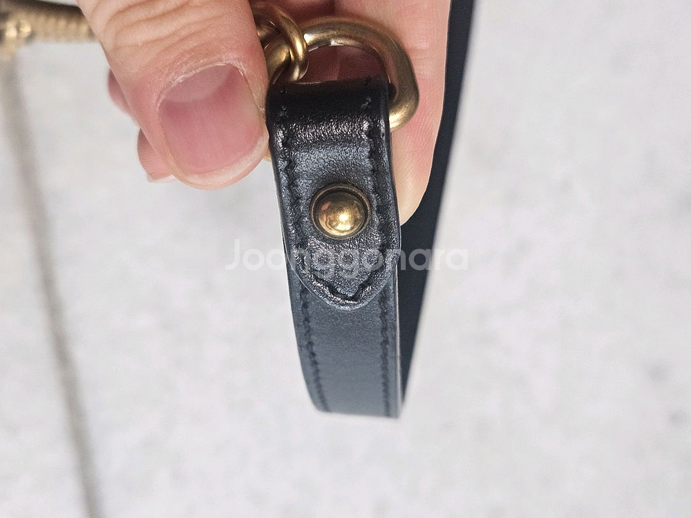 정품 구찌 마몽 미니 카메라백 블랙--8