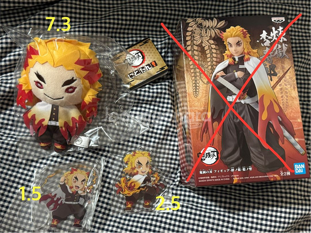 귀멸의 칼날 렌고쿠 인형 니토탄 아크릴 스탠드--0