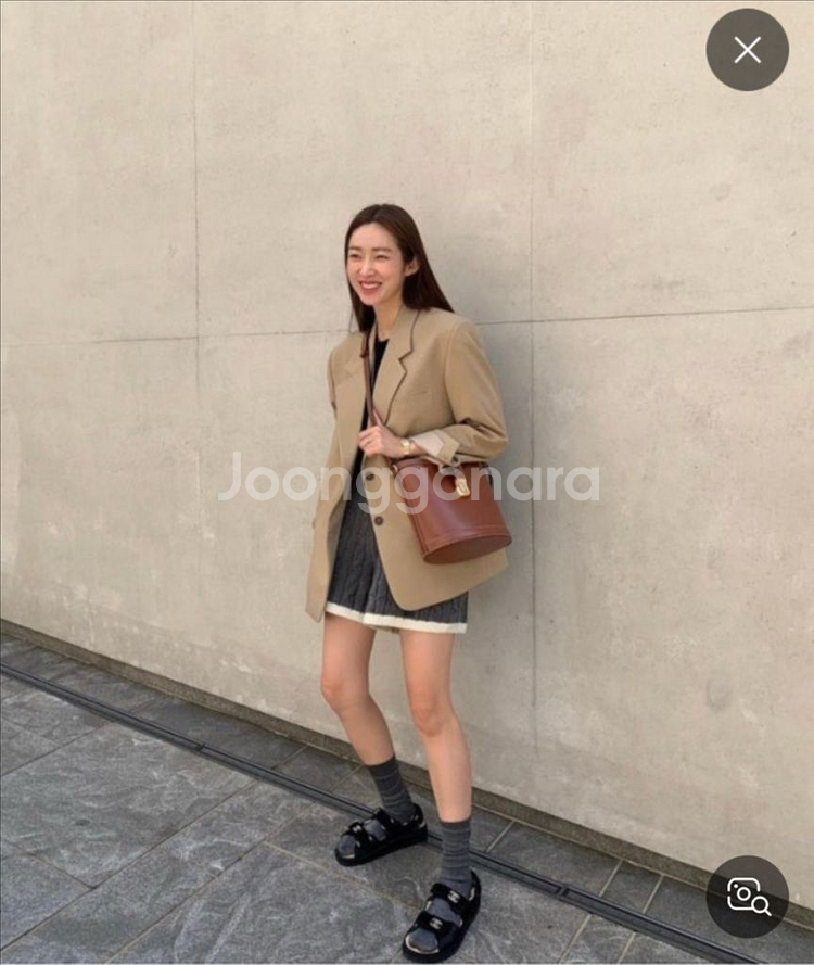 샤넬 벨크로 샌들 블랙39--5