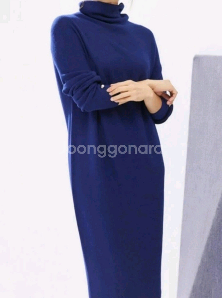 라씨엔토 울100 홀가먼트 니트 원피스(77) ㅡ새상품--6