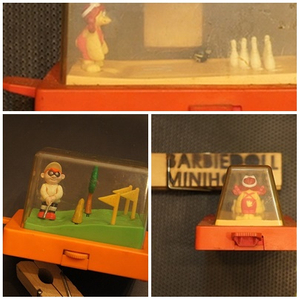 2종류일괄 맥도날드 빈티지수동 수동볼링게임기 골프게임기