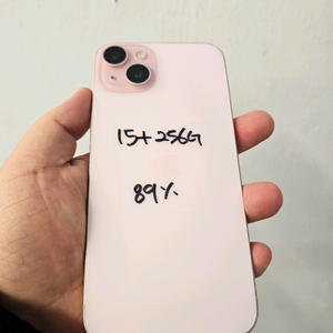 아이폰15플러스 256G(화면멍)(기능이상무)