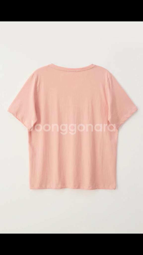 에크리스 파운드넥 티셔츠 새상품--1