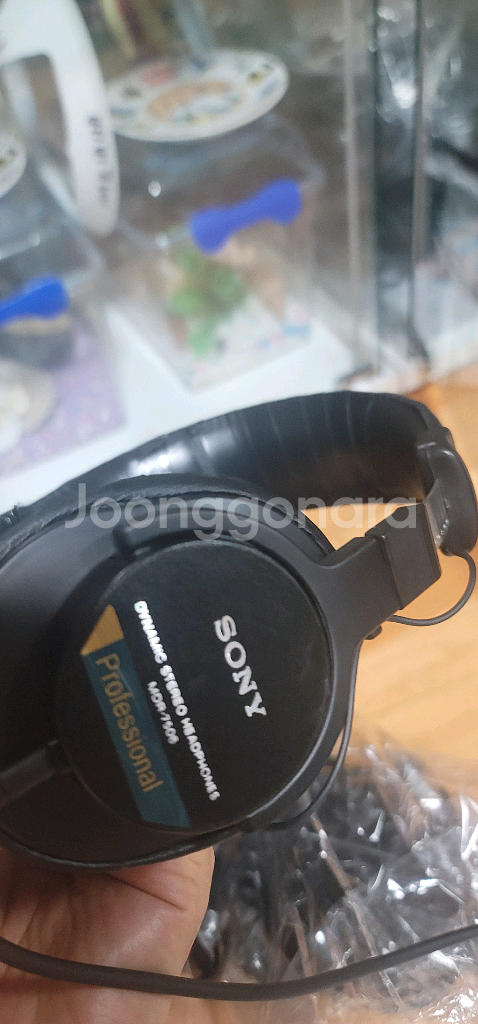 소니 MDR-7506 전문가용 애이징 작업한 헤드폰 입--0