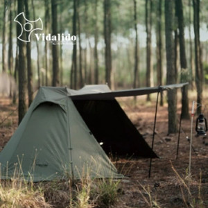 (가격인하) 비달리도 A형 군용 텐트 풀세트 카키