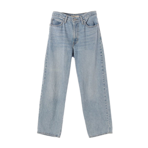 [S]리바이스 W27 연청 와이드 배기진 데님 청바지
