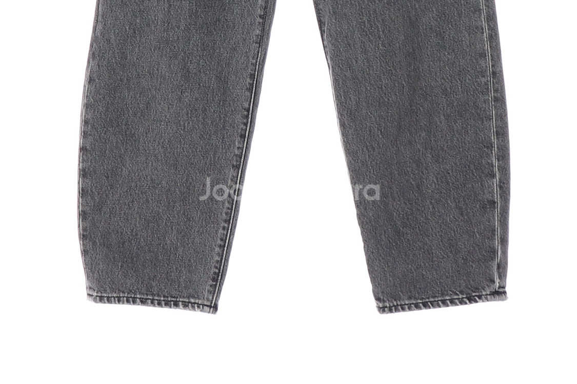 [S]리바이스 W27 그레이 와이드 벌룬핏 데님 청바지--3